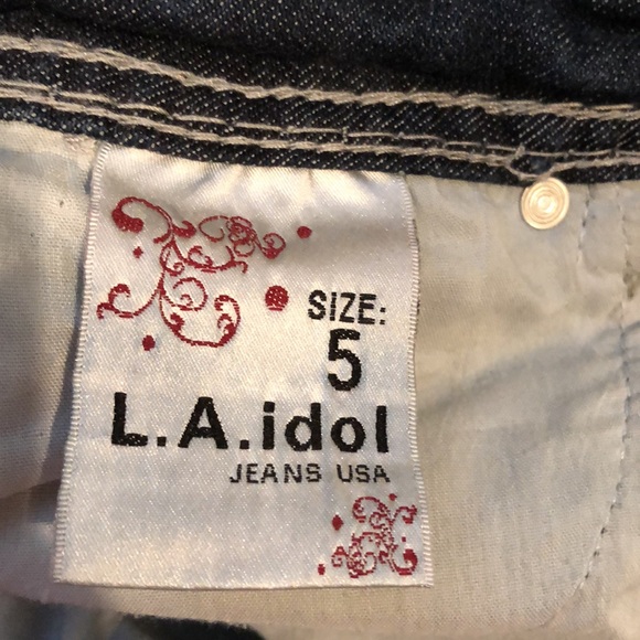 L.A idol boot cut jeans size 5 (jn1) - Picture 9 of 10
